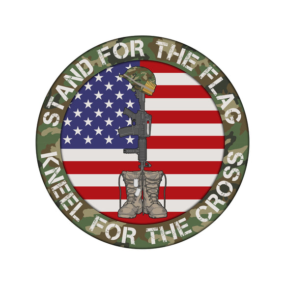 Stand for the flag wreath sign