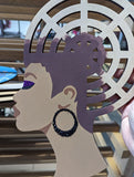 Afro Diva Wreath Rail