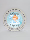 Welcome Baby Boy- light