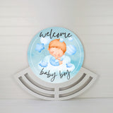 Welcome Baby Boy- light
