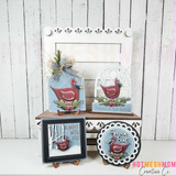 Cardinal decor set