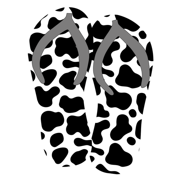 Cow Flip Flops sign