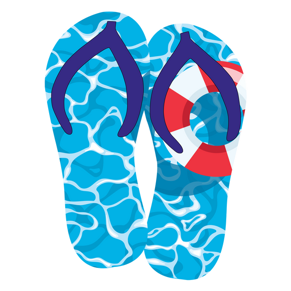 Pool Flip Flops sign