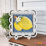 Lemons sign + frame