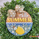 Lemons sign / door hanger