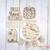 Harvest Blessings Tiered Tray Set