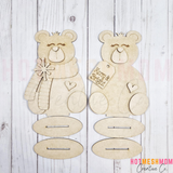 Winter Bear Shelf Sitter, bundle