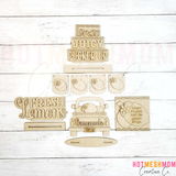 Lemons decor set