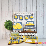Lemons decor set