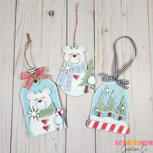 Winter Bear Ornaments