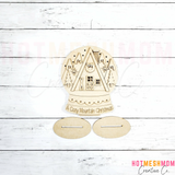 Ski Lodge snowglobe