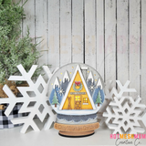Ski Lodge snowglobe