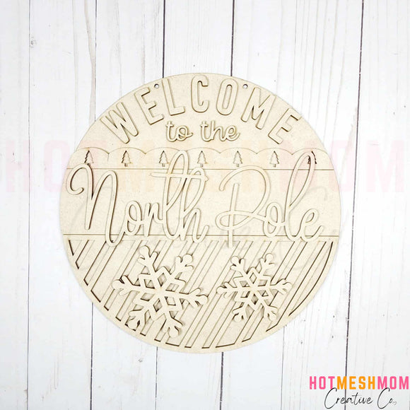 North Pole sign