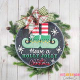 Christmas Elf 3D sign