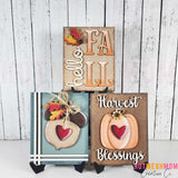 Harvest Blessings Sign Trio