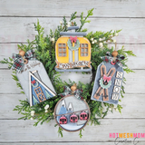 Ski Lodge ornaments