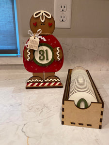 Gingerbread 3D Countdown, DIY