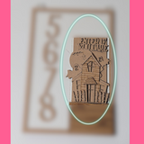 Halloween for Interchangeable Address Plaque DIY Kit - INSERT ONLY