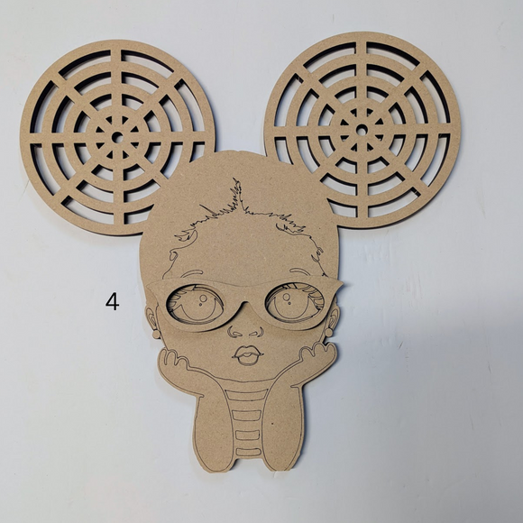 Glasses attachment for Pom Pom Baby Girl