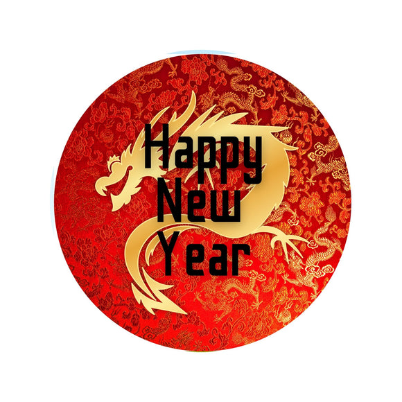 Chinese New Year wreath sign
