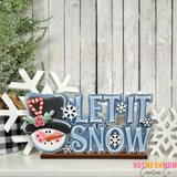 Let It Snow word art