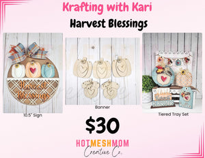 Krafting with Kari box - Harvest Blessings
