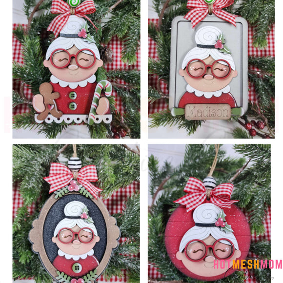 Mrs Claus ornaments
