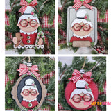 Mrs Claus ornaments