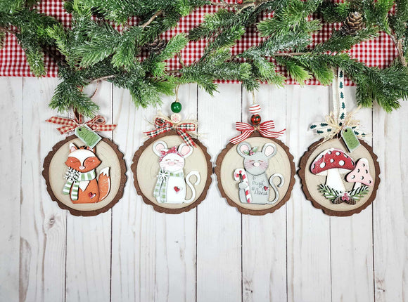 Forest Friends Ornaments