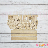 Let It Snow word art