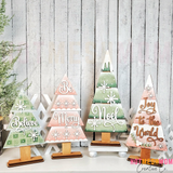 Classic Christmas Tree shelf sitters