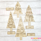 Classic Christmas Tree shelf sitters