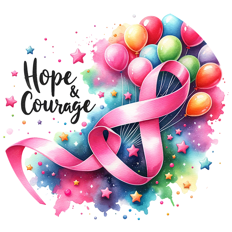 Hope & Courage wreath sign