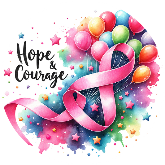 Hope & Courage wreath sign