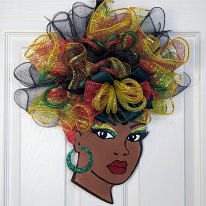 Black History Diva wreath kit