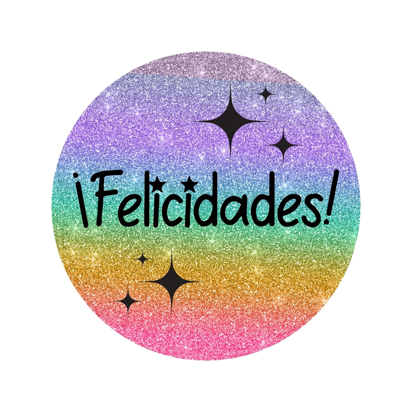 Felicidades wreath sign