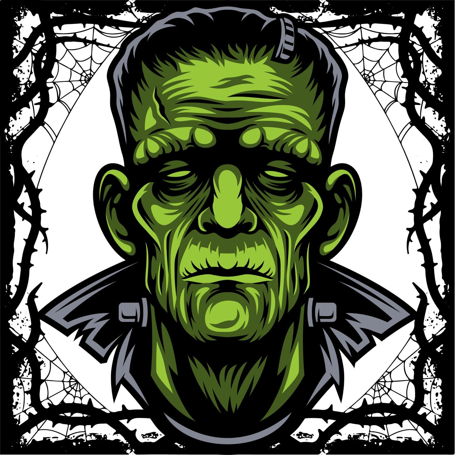 Frankenstein wreath sign