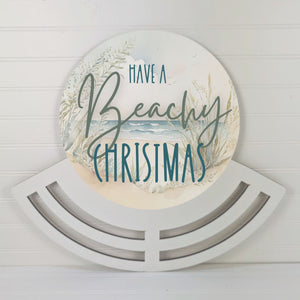 Have a Beachy Christmas Wreath rail