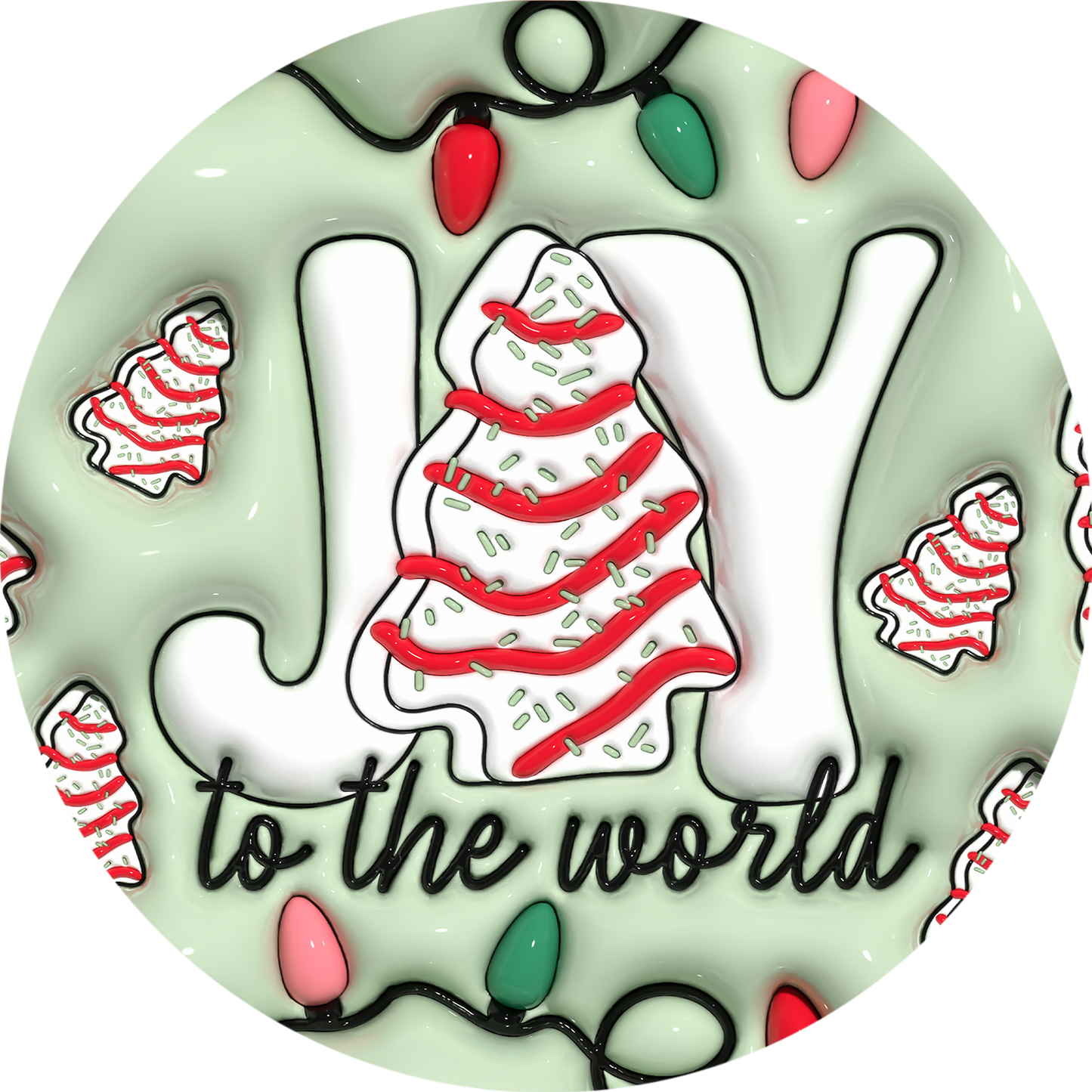 Joy to the World wreath sign