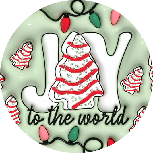 Joy to the World wreath sign