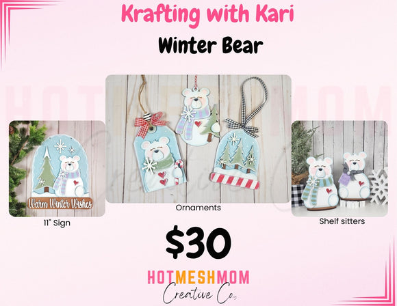 Krafting with Kari box - Winter Bear