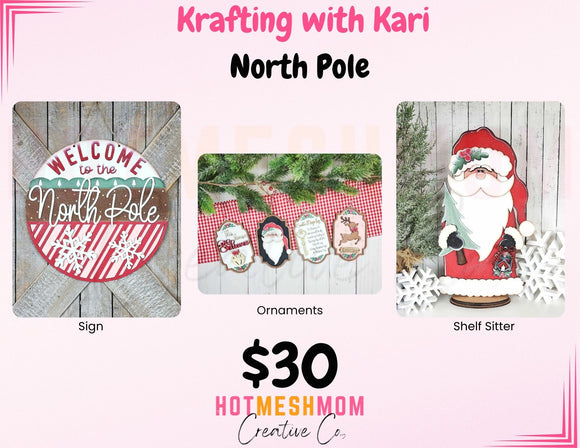 Krafting with Kari box - North Pole