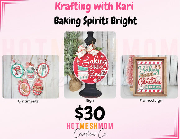 Krafting with Kari box - Baking Spirits Bright