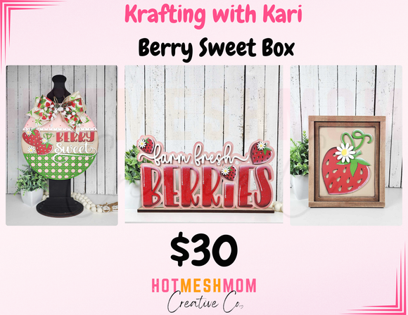 Krafting with Kari box - Berry Sweet