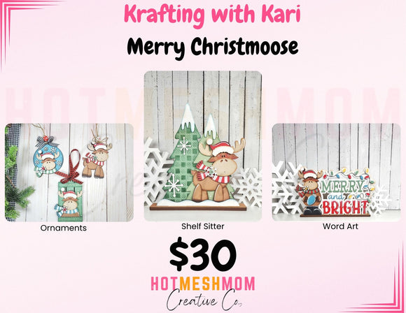 Krafting with Kari box - Merry Christmoose