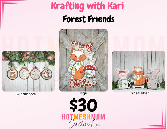 Krafting with Kari box - Forest Friends