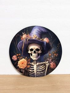 Witch skeleton Wreath rail