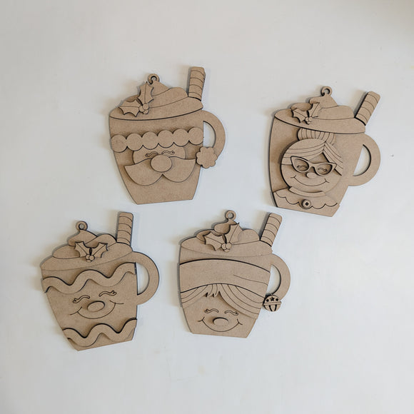 Christmas mug 3D ornament bundle