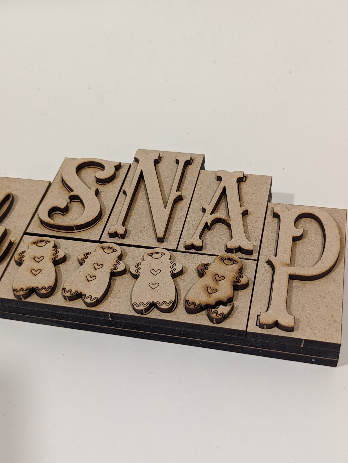 Oh Snap 3D word block