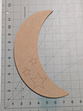 Clearance - Crescent Moon and stars